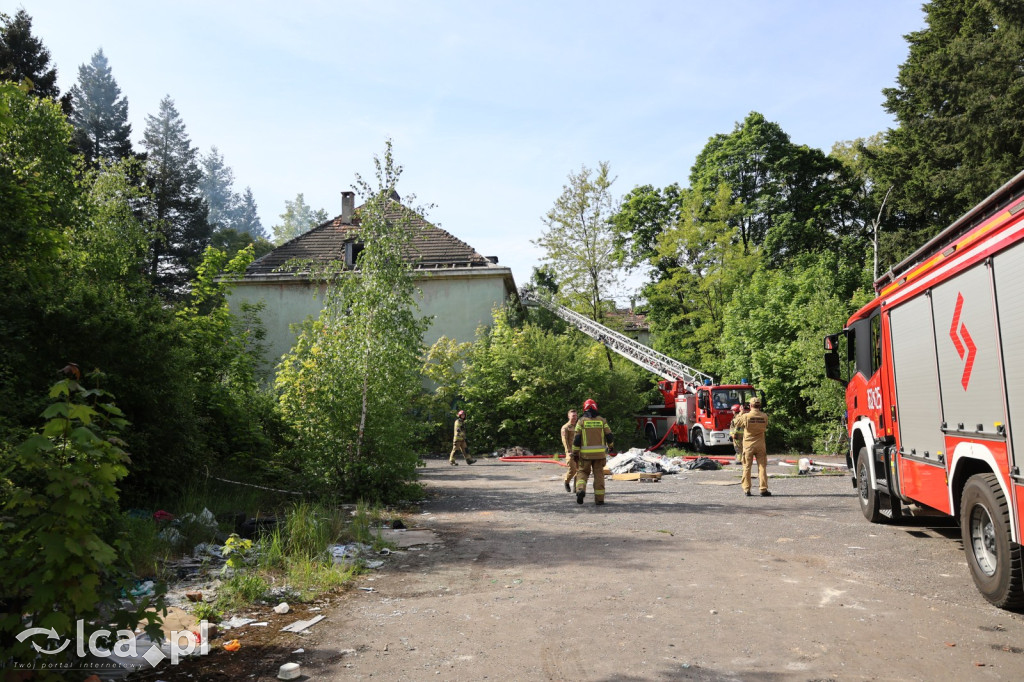 Kolejny pożar dawnego szpitala