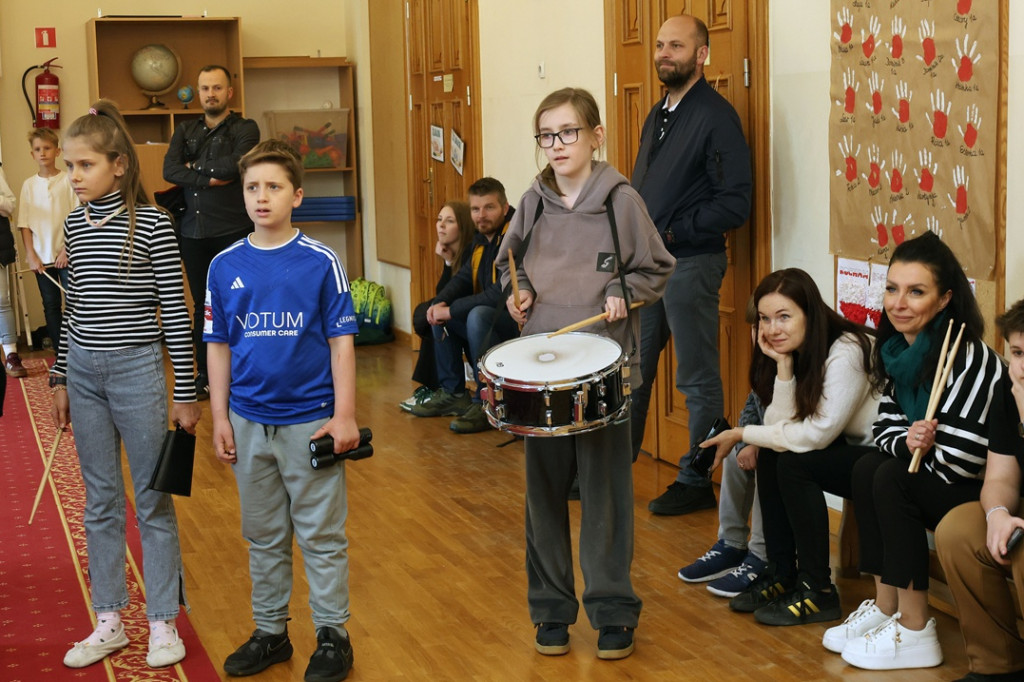 Parada perkusyjna Drum Battle 2025 w ZSM