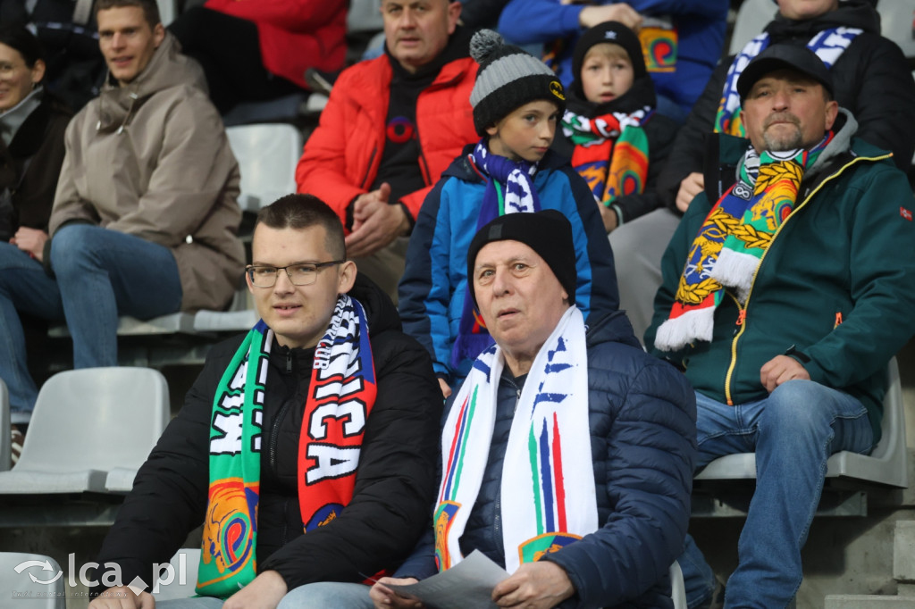 Kibice Miedzi na meczu z Bruk-Betem Termalicą
