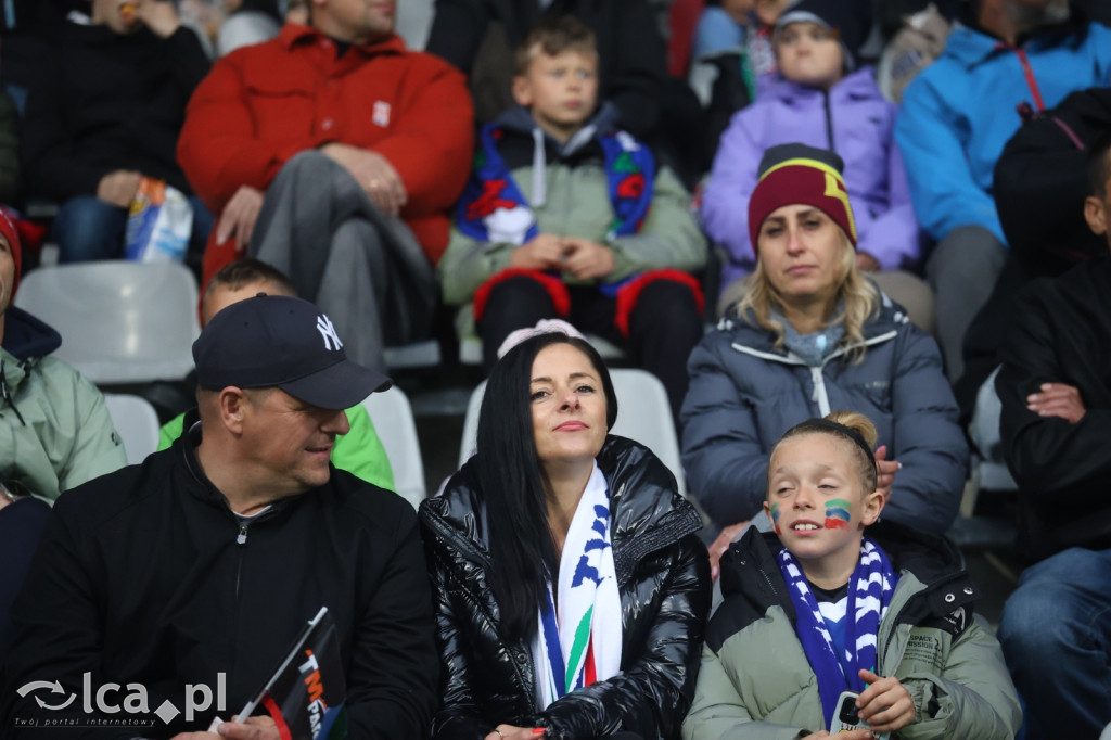 Kibice Miedzi na meczu z Bruk-Betem Termalicą