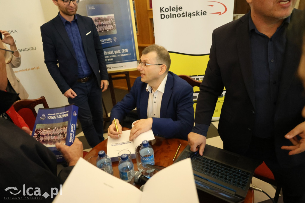 Promocja książki o Konfeksie Legnica