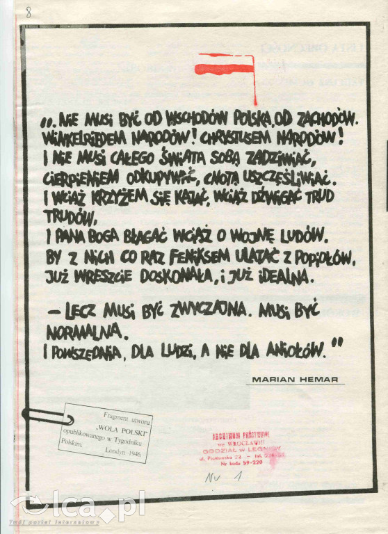 Plakaty, ulotki i wycinki prasowe z 1989 roku