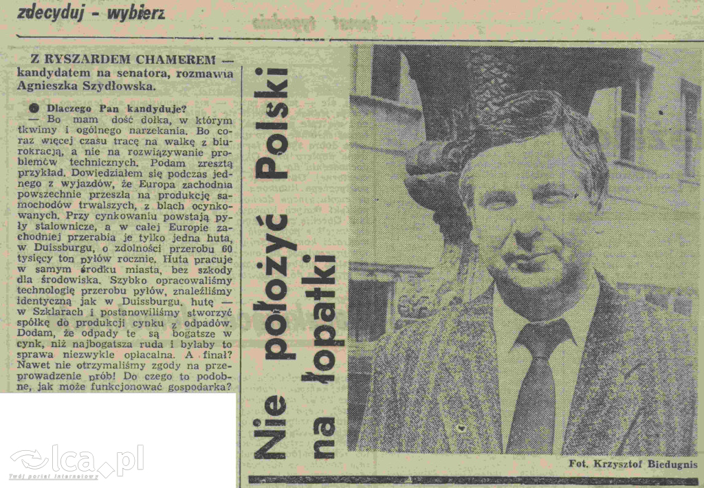 Plakaty, ulotki i wycinki prasowe z 1989 roku