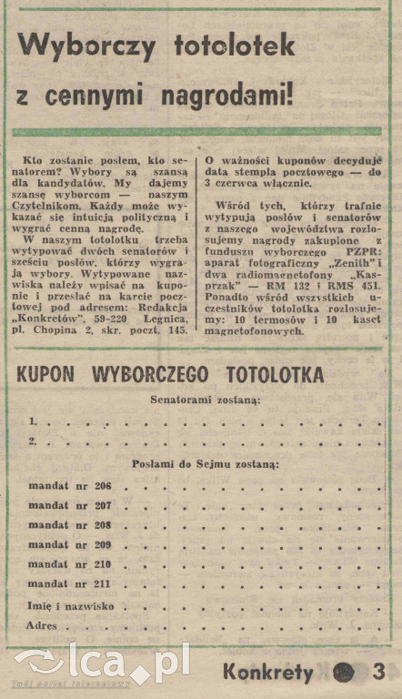 Plakaty, ulotki i wycinki prasowe z 1989 roku
