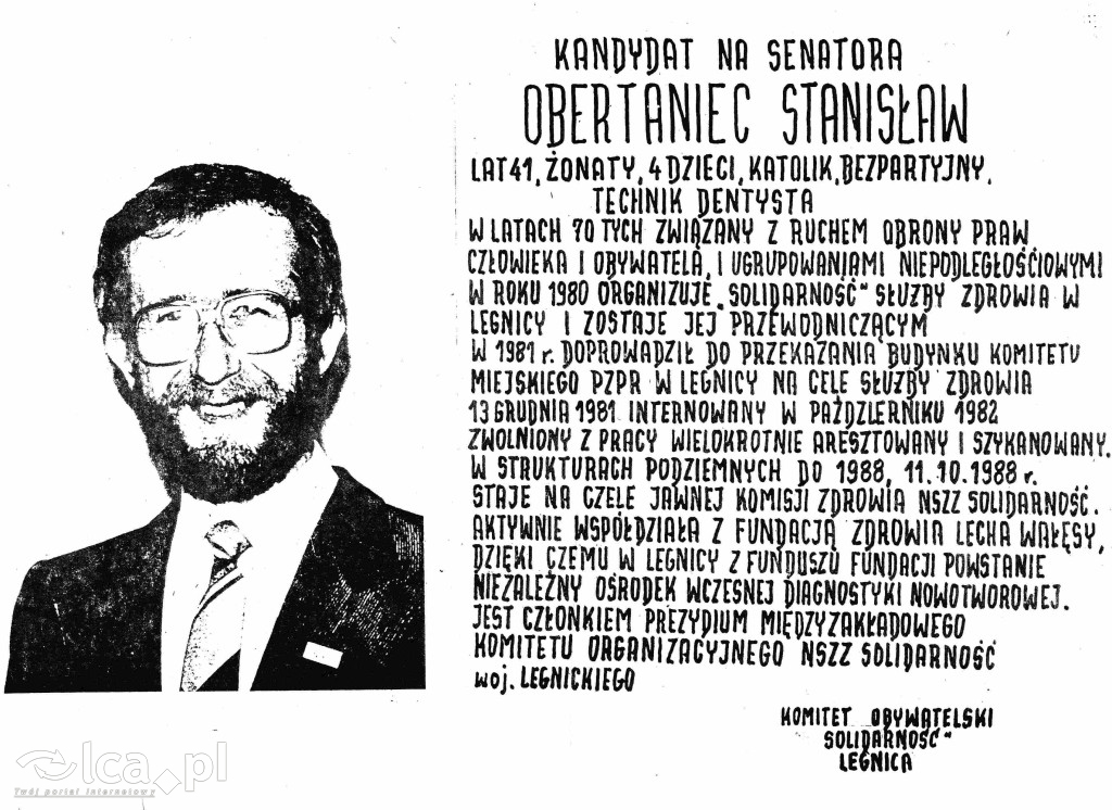 Plakaty, ulotki i wycinki prasowe z 1989 roku