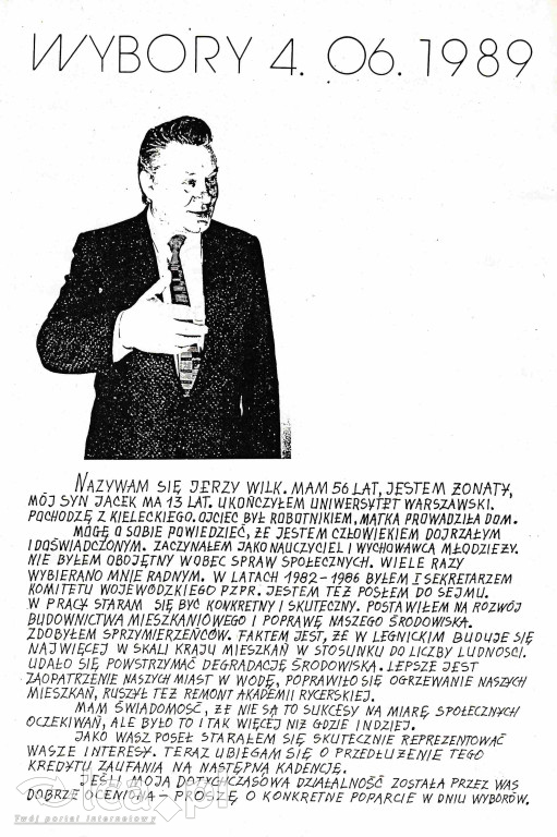 Plakaty, ulotki i wycinki prasowe z 1989 roku