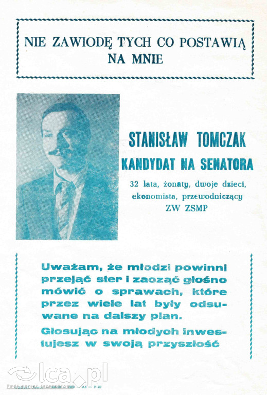 Plakaty, ulotki i wycinki prasowe z 1989 roku