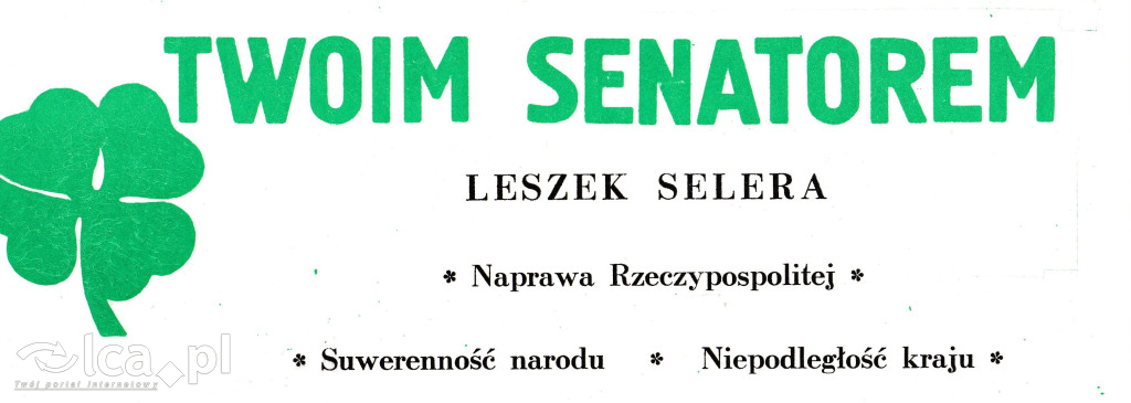 Plakaty, ulotki i wycinki prasowe z 1989 roku