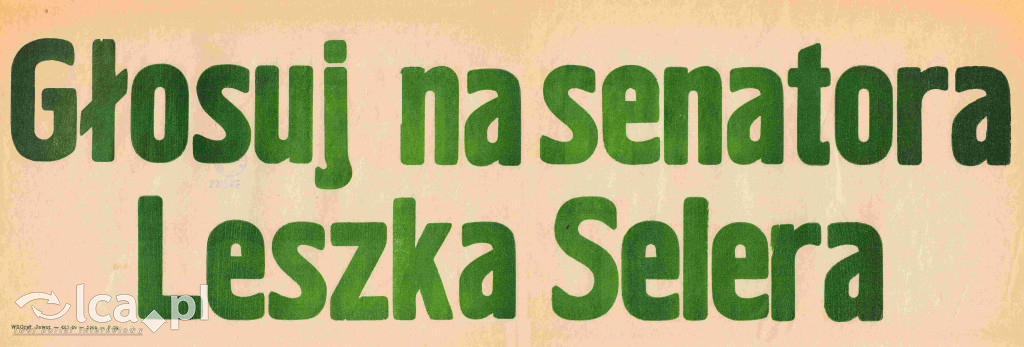 Plakaty, ulotki i wycinki prasowe z 1989 roku