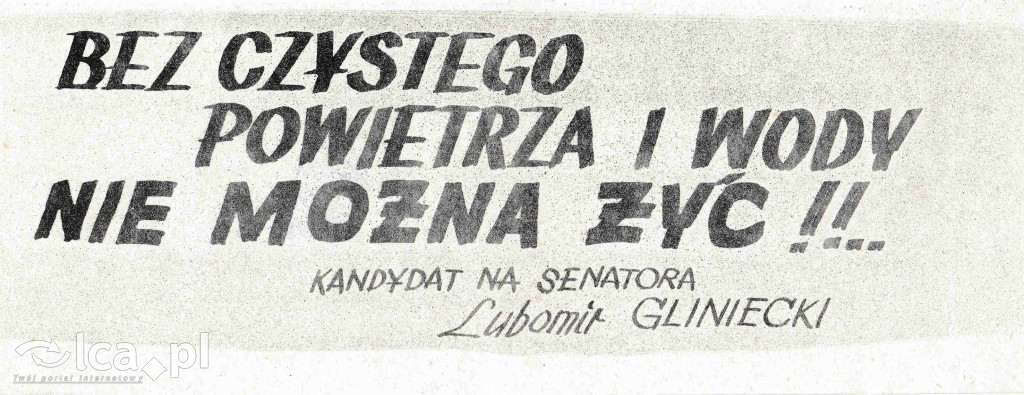 Plakaty, ulotki i wycinki prasowe z 1989 roku