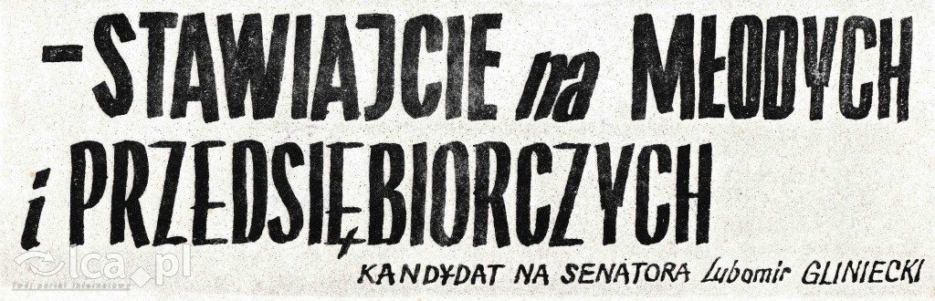 Plakaty, ulotki i wycinki prasowe z 1989 roku
