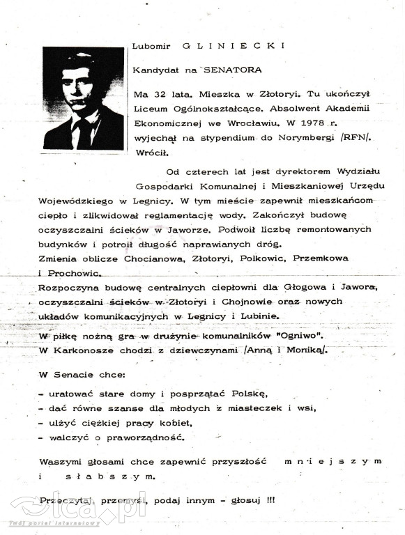 Plakaty, ulotki i wycinki prasowe z 1989 roku