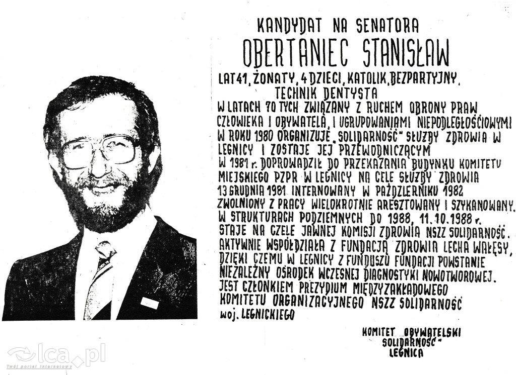Plakaty, ulotki i wycinki prasowe z 1989 roku