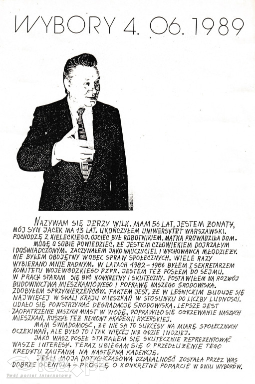 Plakaty, ulotki i wycinki prasowe z 1989 roku