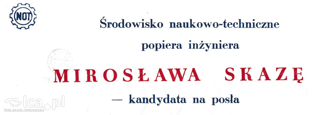 Plakaty, ulotki i wycinki prasowe z 1989 roku