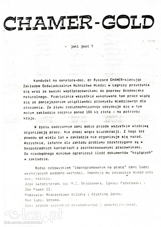 Plakaty, ulotki i wycinki prasowe z 1989 roku