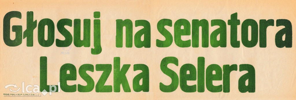 Plakaty, ulotki i wycinki prasowe z 1989 roku