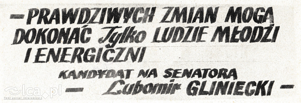 Plakaty, ulotki i wycinki prasowe z 1989 roku