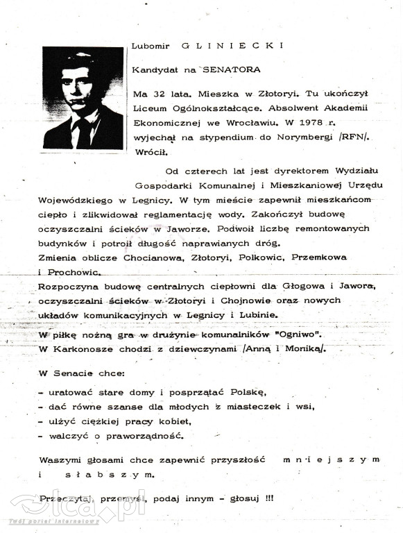 Plakaty, ulotki i wycinki prasowe z 1989 roku