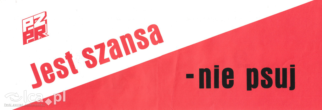 Plakaty, ulotki i wycinki prasowe z 1989 roku