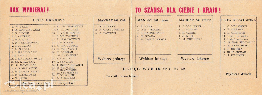 Plakaty, ulotki i wycinki prasowe z 1989 roku