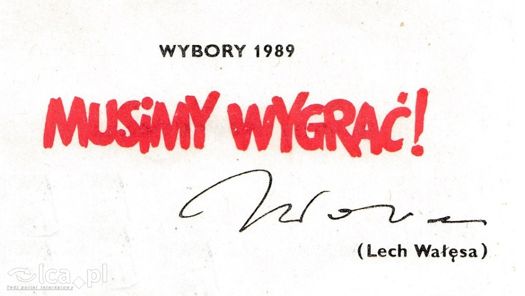 Plakaty, ulotki i wycinki prasowe z 1989 roku