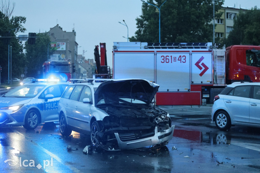 Wypadek z udziałem karetki