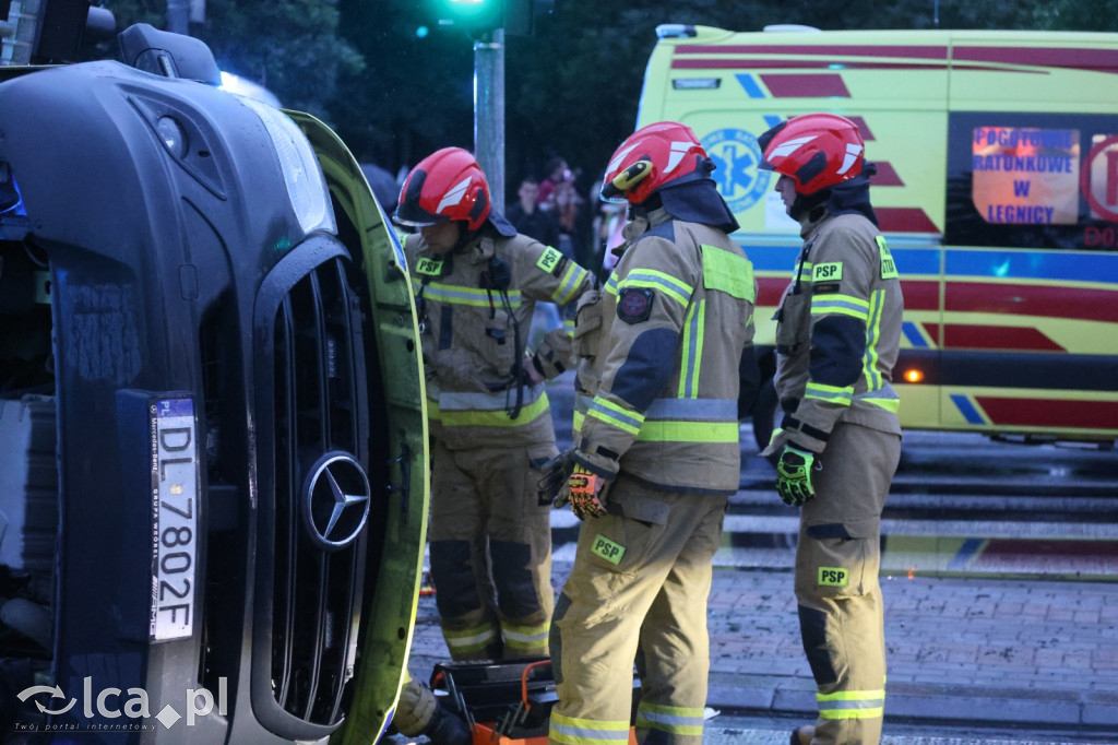 Wypadek z udziałem karetki