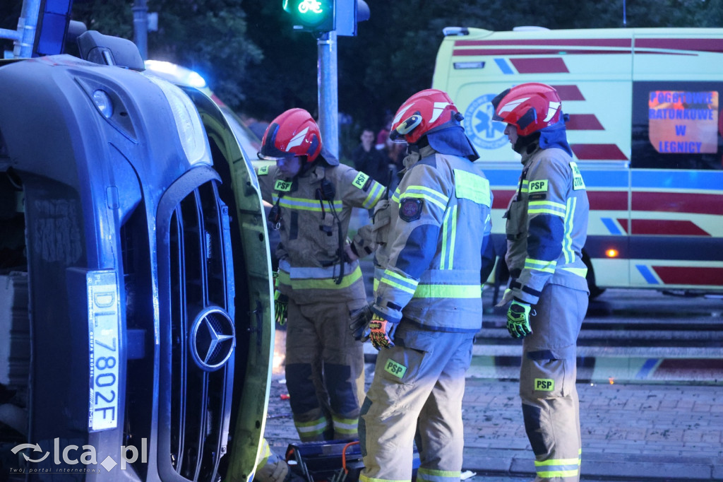 Wypadek z udziałem karetki