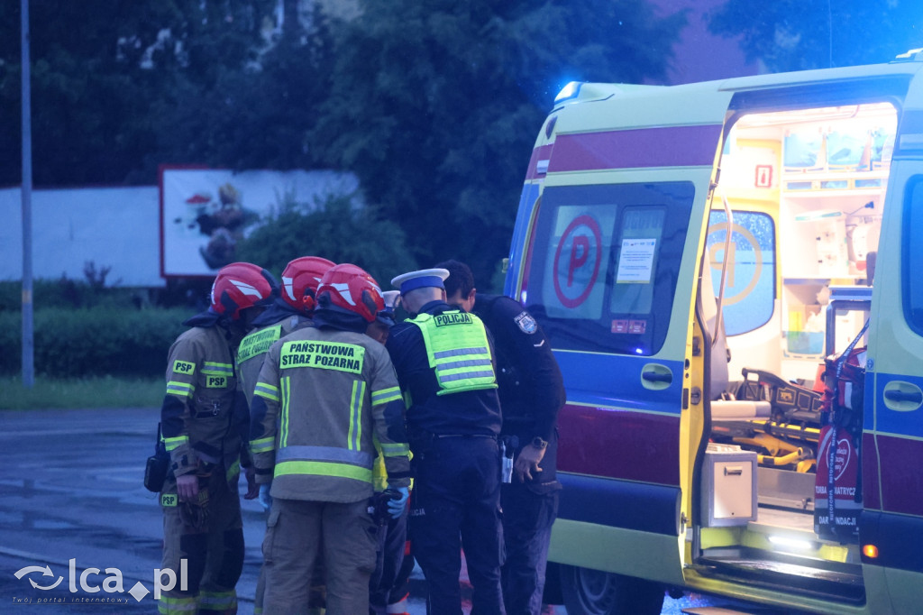 Wypadek z udziałem karetki