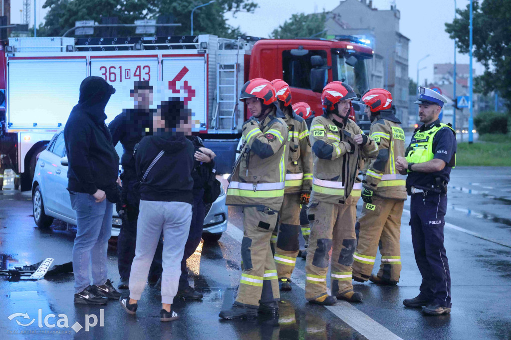Wypadek z udziałem karetki