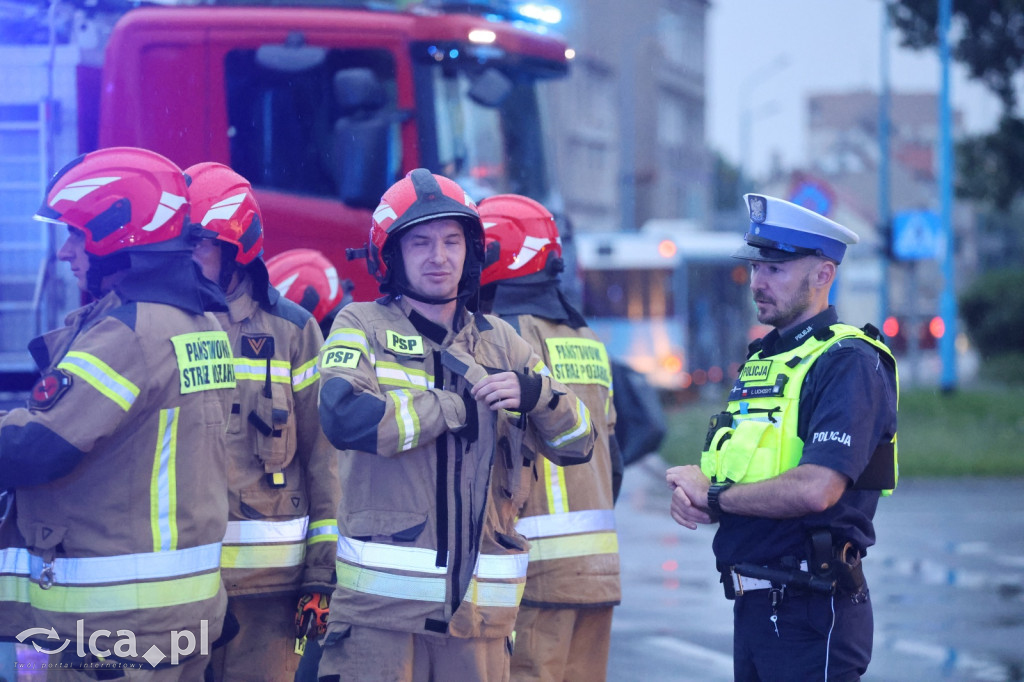 Wypadek z udziałem karetki