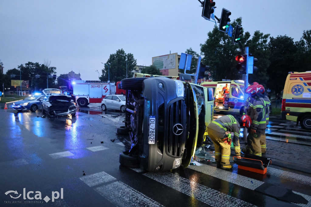 Wypadek z udziałem karetki