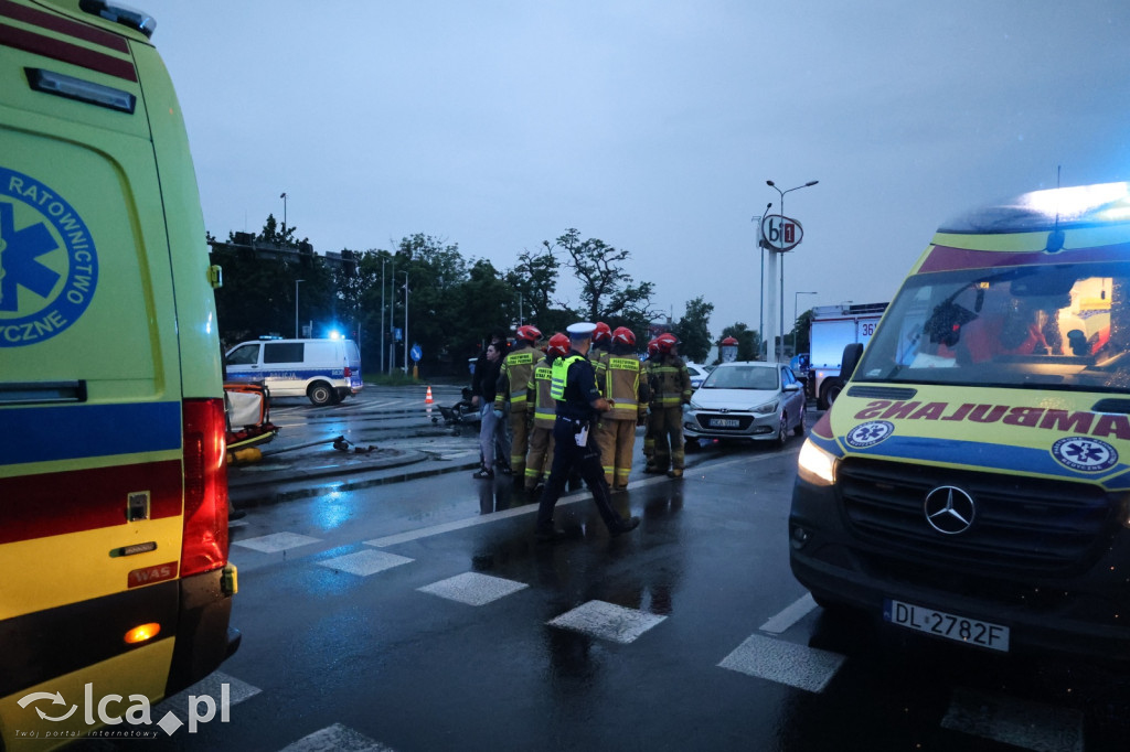 Wypadek z udziałem karetki