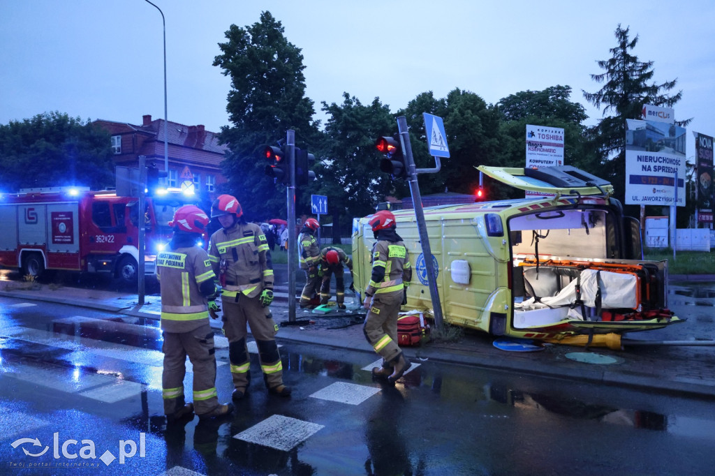 Wypadek z udziałem karetki
