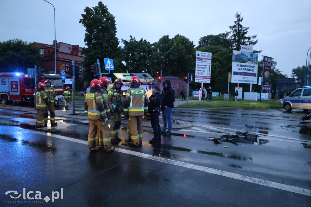 Wypadek z udziałem karetki