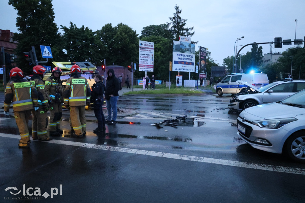 Wypadek z udziałem karetki