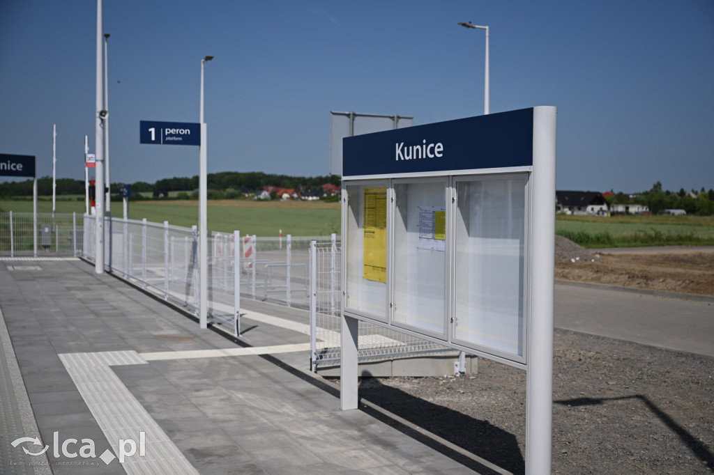 Mieszkańcy Kunic mają swój przystanek kolejnowy