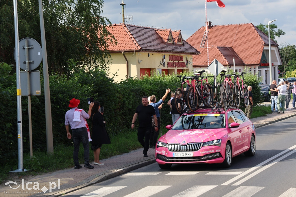 Kolarze Tour de Pologne przejechali przez Kunice