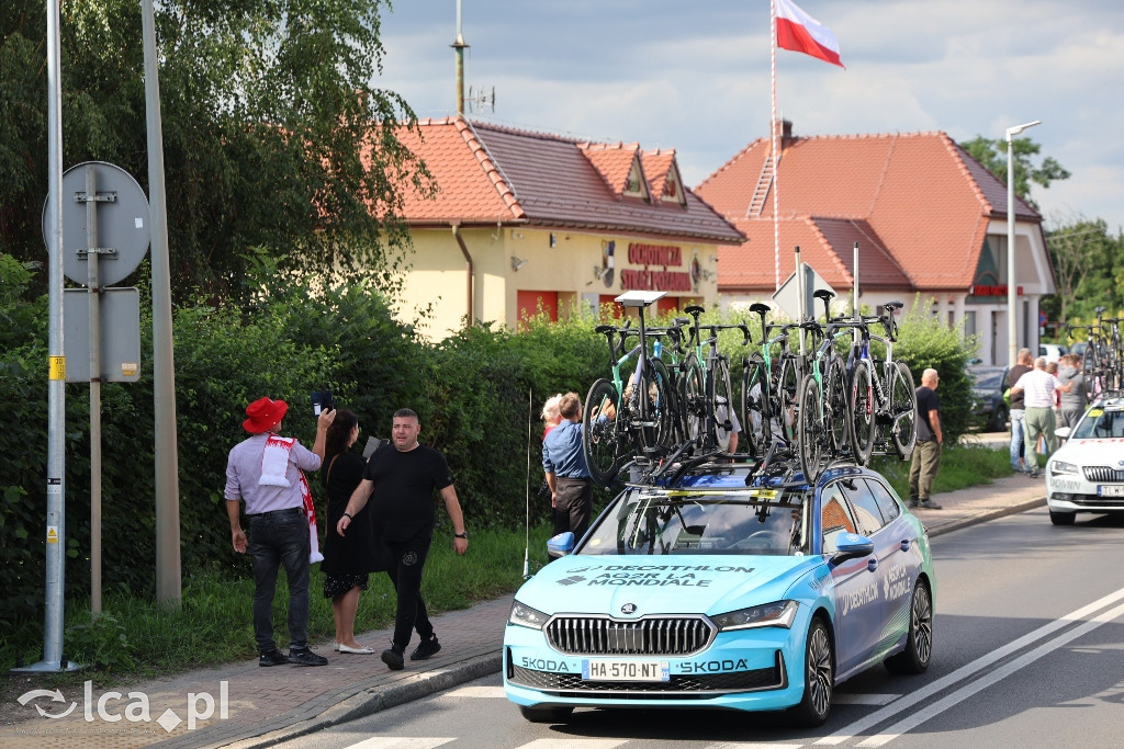 Kolarze Tour de Pologne przejechali przez Kunice