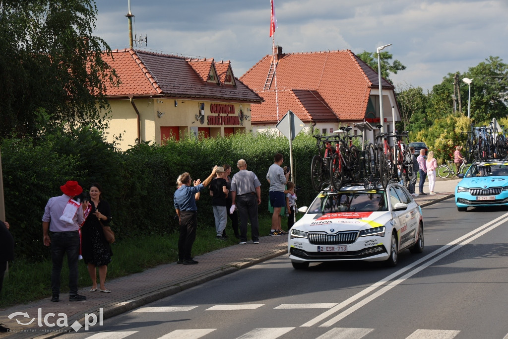 Kolarze Tour de Pologne przejechali przez Kunice