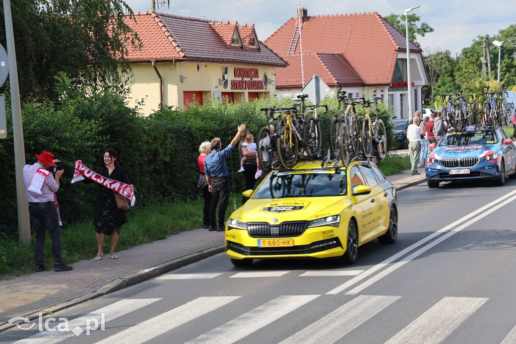 Kolarze Tour de Pologne przejechali przez Kunice