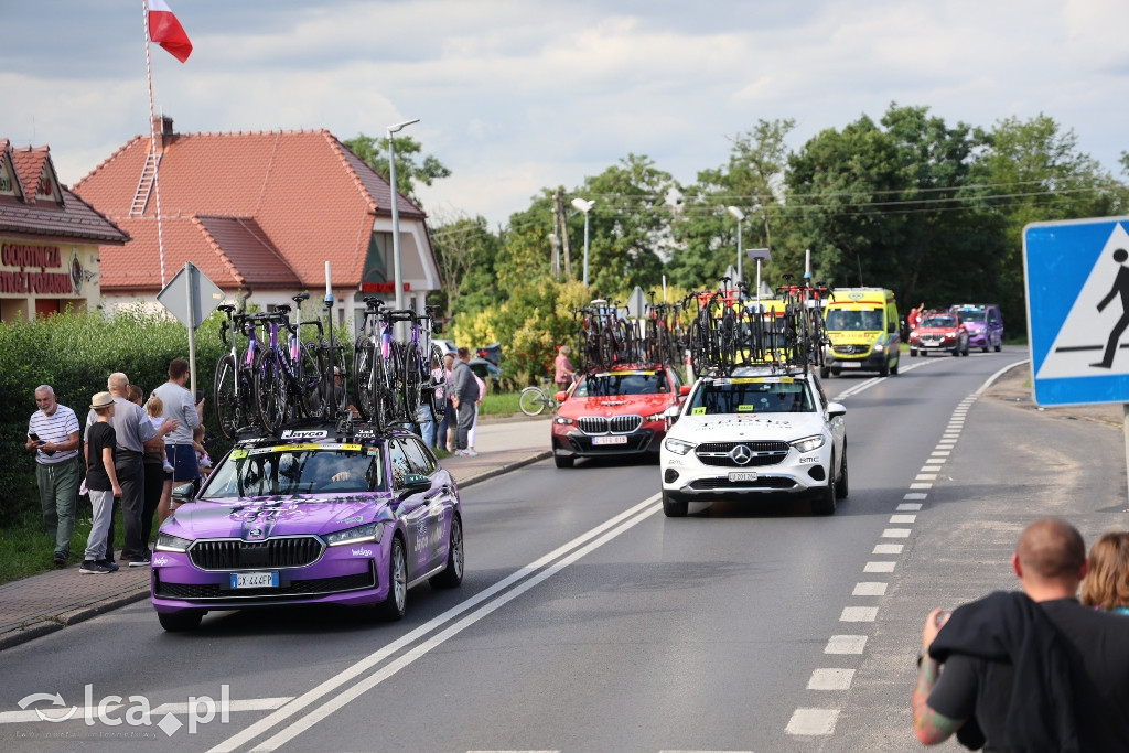 Kolarze Tour de Pologne przejechali przez Kunice