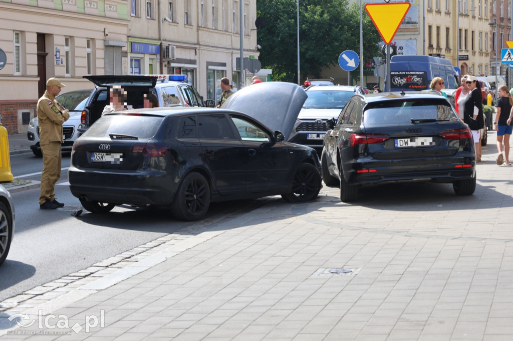 Nie ustąpiła pierwszeństwa wozowi straży pożarnej