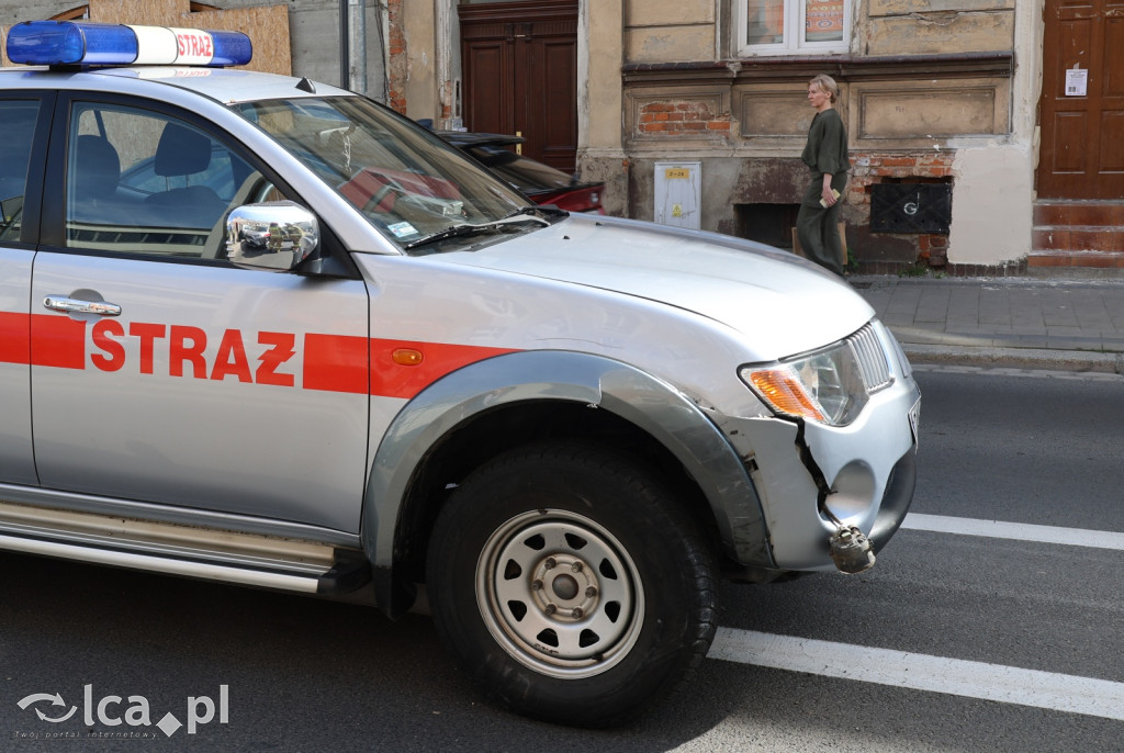 Nie ustąpiła pierwszeństwa wozowi straży pożarnej