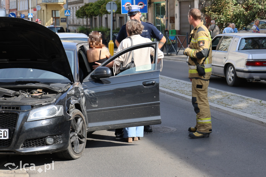 Nie ustąpiła pierwszeństwa wozowi straży pożarnej