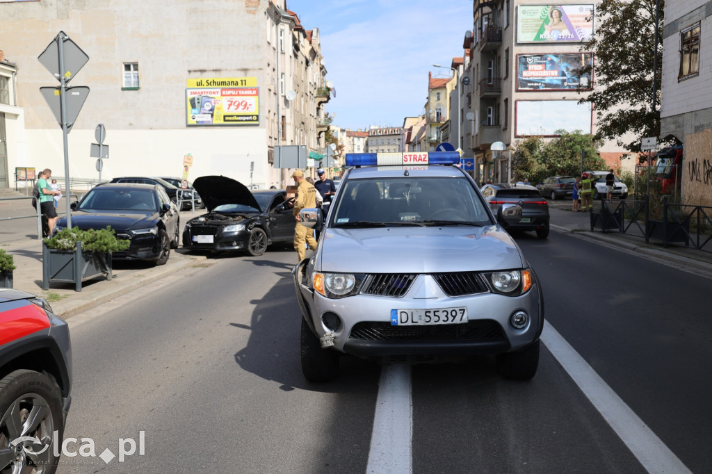 Nie ustąpiła pierwszeństwa wozowi straży pożarnej