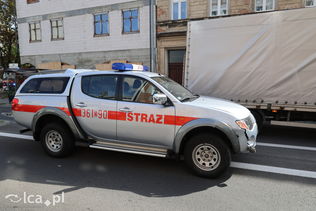 Nie ustąpiła pierwszeństwa wozowi straży pożarnej