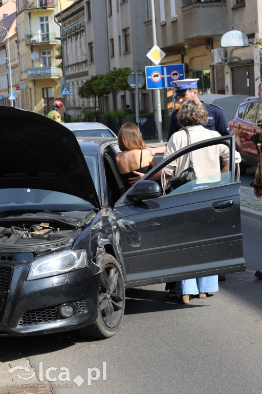 Nie ustąpiła pierwszeństwa wozowi straży pożarnej