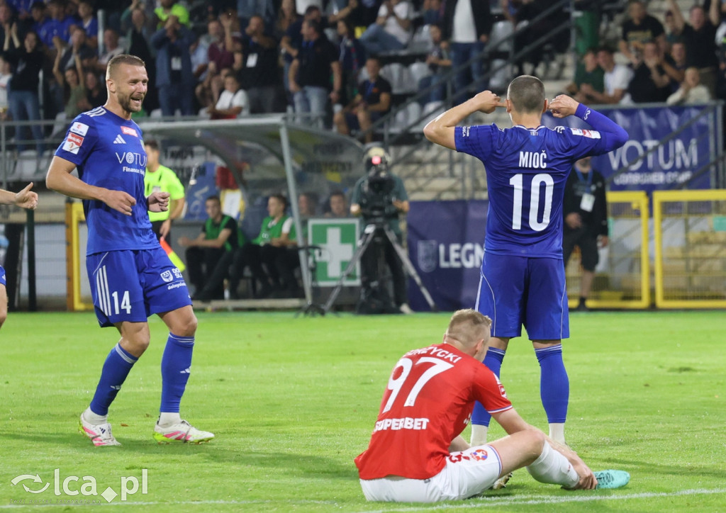 Miedź wygrała u siebie z Wisłą Kraków